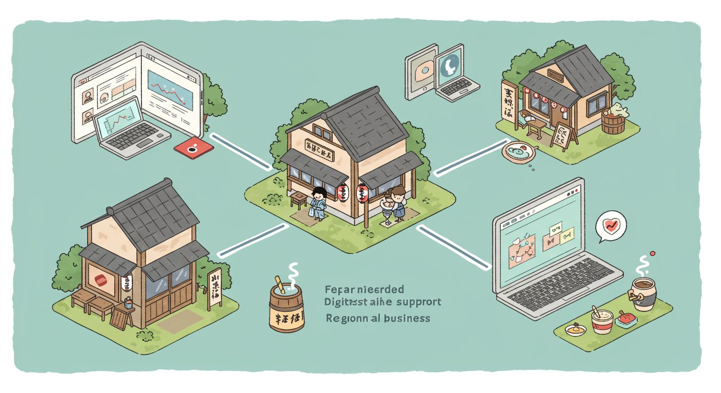 地域企業のデジタル化支援イメージ